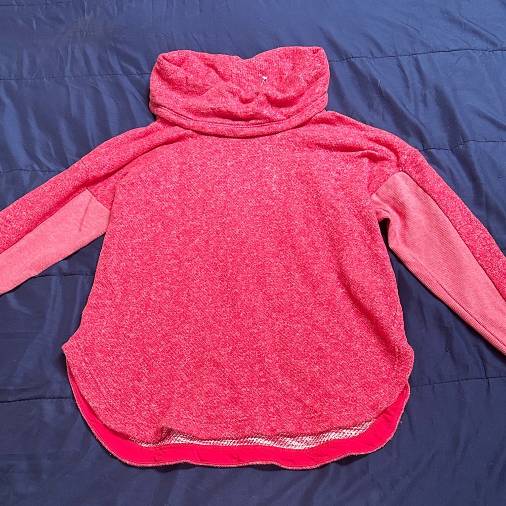 Tommy Hilfiger Vibrant Pink Cowl Neck Sweater
